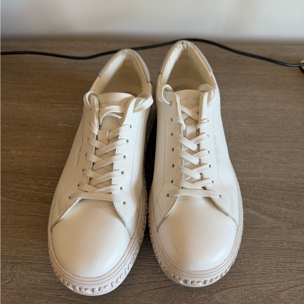 Michael Kors Cream Sneakers